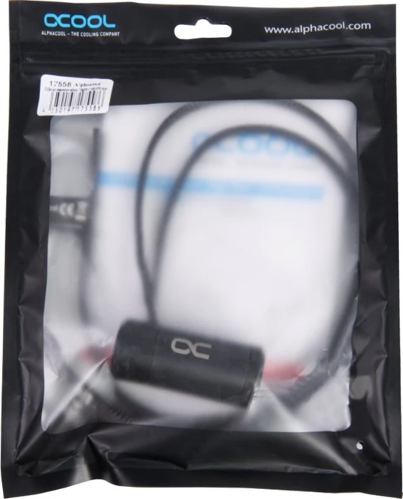 Alphacool ES "HighFlow", Durchfluss- und Temperatursensor mit Tachosignal
