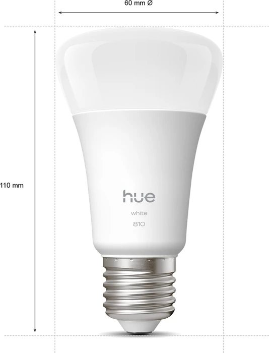 Philips Hue White 1600 LED-Bulb E27 7W/827