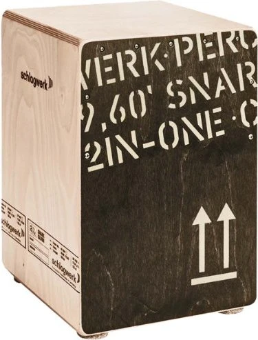 Schlagwerk Cajon 2inOne Black Edition Medium