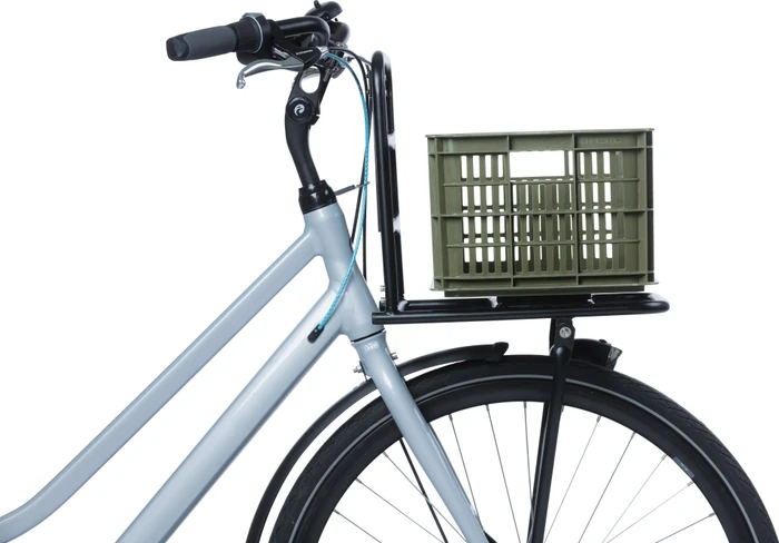 Basil Crate S Fahrradkorb moss green