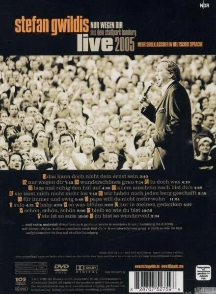 Stefan Gwildis - Nur wegen Dir: Live im Hamburger Stadtpark 2005 (DVD)