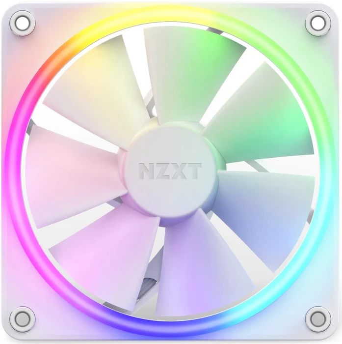 NZXT F Series F120 RGB, Matte White, weiß, 120mm