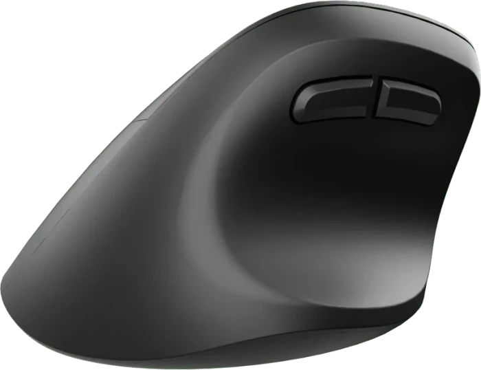 Natec Crake 2 Vertical Wireless Mouse schwarz, Linkshänder, USB/Bluetooth