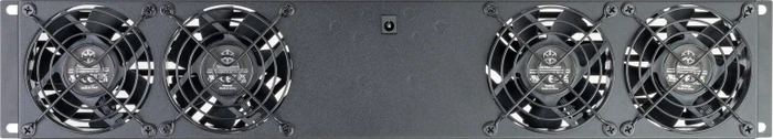 SilverStone 19" externes Lüftermodul, mit 4x 80mm Lüfter, schwarz, 2HE
