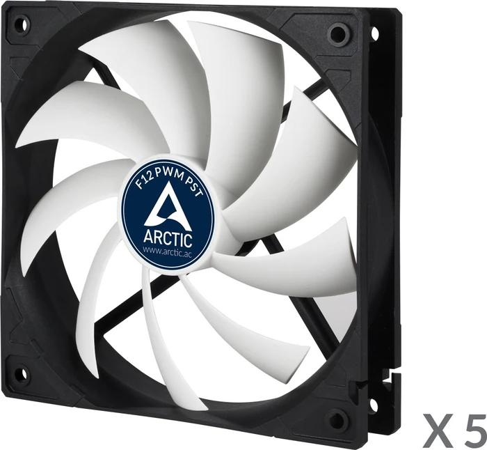 ARCTIC F12 PWM PST, 120mm, 5er-Pack
