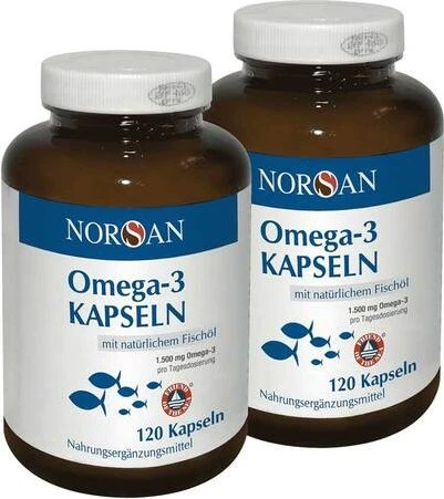 Norsan Omega-3 Kapseln, 240 Stück (2x 120 Stück)