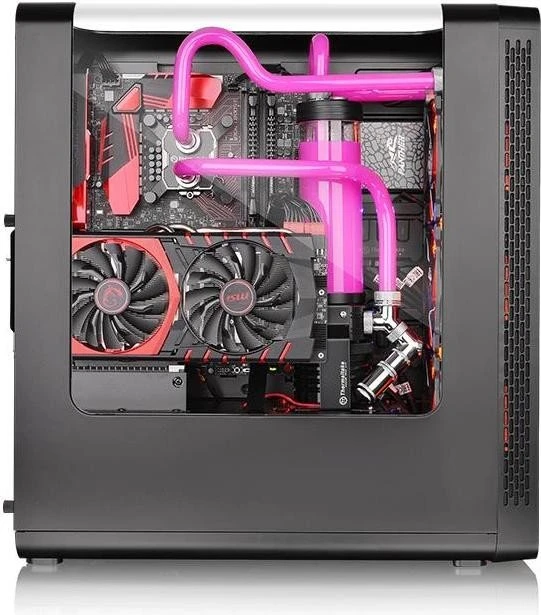 Thermaltake View 27 Gull-Wing schwarz, Acrylfenster