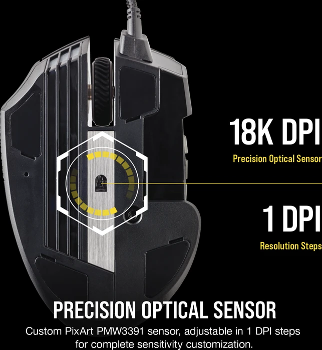 Corsair Scimitar RGB Elite, USB
