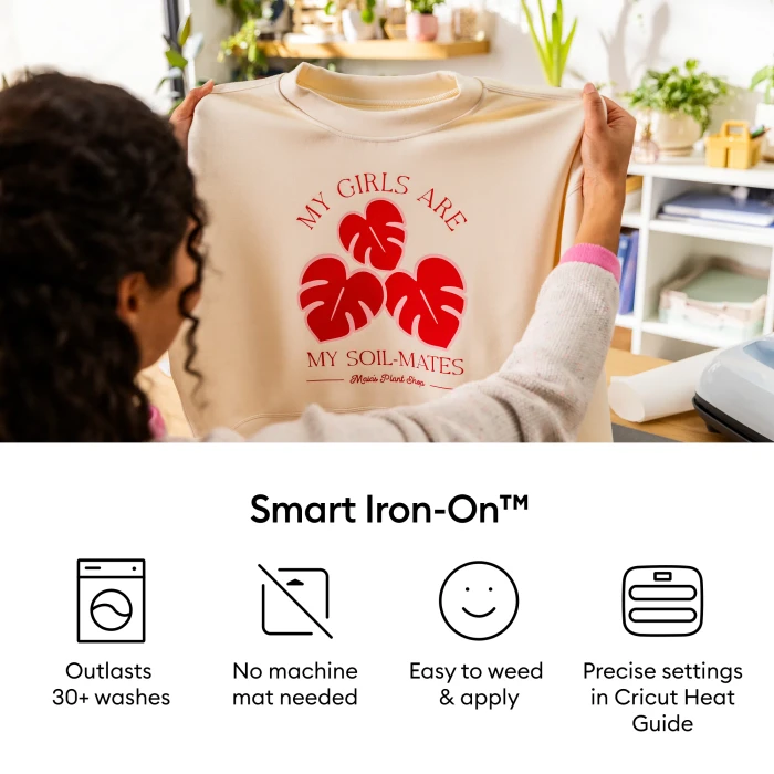 Cricut Smart Iron-On Bügelfolie schwarz, 33x91.4cm