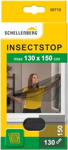 Schellenberg Insect Stop Fliegengitter 130x150cm anthrazit