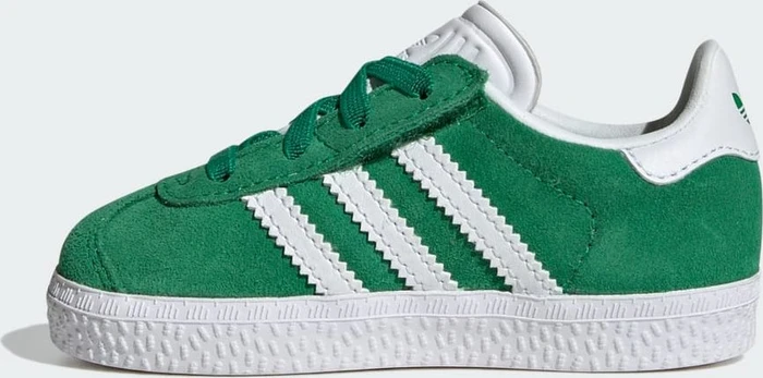 adidas Gazelle Comfort Closure Elastic Laces green/cloud white/gold metallic (Junior)