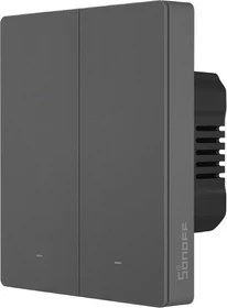 Sonoff M5 SwitchMan M5-2C-80 Smart Wall Switch schwarz, 2-fach