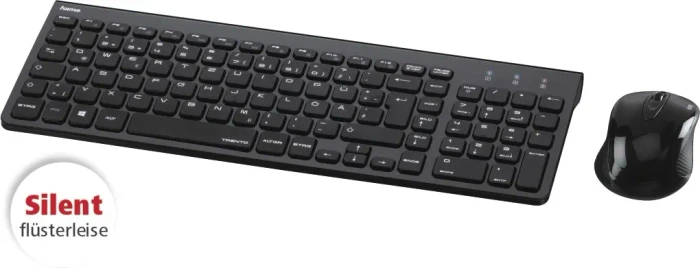 Hama Trento Set Funk Tastatur und Maus, USB, DE