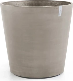 Ecopots Kunststoff-Topf Amsterdam Wheels 80cm taupe