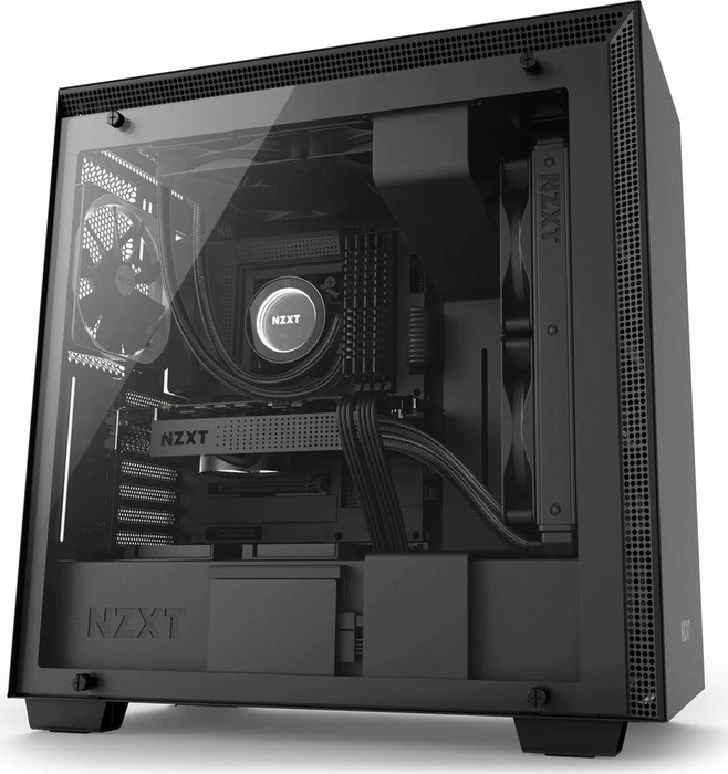 NZXT H700 schwarz, Glasfenster