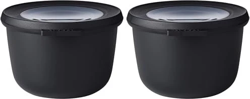 Mepal Multischüssel Cirqula rund Aufbewahrungsbehälter 500ml nordic black