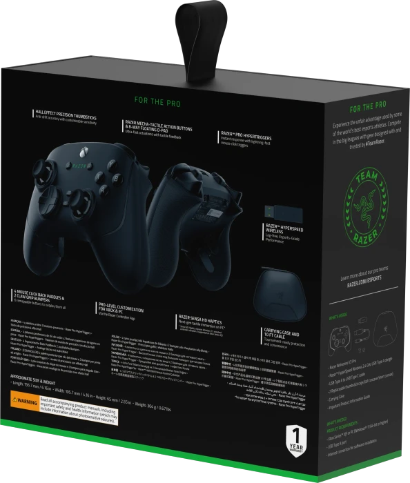 Razer Wolverine V3 Pro Controller schwarz (Xbox SX/Xbox One/PC)
