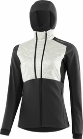 Löffler Hooded Grace PL60 Hybrid Funktionsjacke schwarz/weiß (Damen)