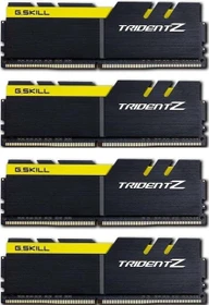G.Skill Trident Z schwarz/gelb UDIMM 32GB Kit, DDR4-3200, CL16-18-18-38