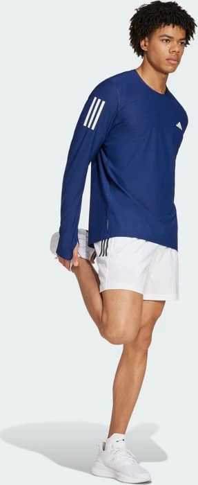 adidas Own The Run Laufshirt langarm dark blue (Herren)