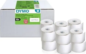 Dymo Namensetiketten LabelWriter, 41x89mm, weiß, 12er-Pack (3600 Etiketten)