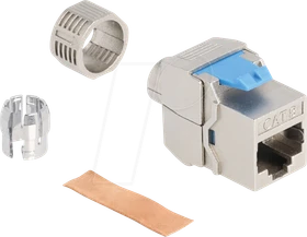DeLOCK Keystone Modul RJ-45 Buchse via Verlegekabel Cat8.1