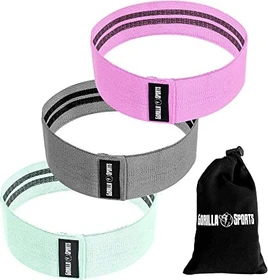 Gorilla Sports Training 101mm Widerstandsband grau