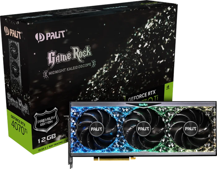 Palit GeForce RTX 4070 Ti GameRock Premium, 12GB GDDR6X, HDMI, 3x DP