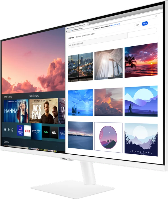 Samsung Smart Monitor M7 M70A, weiß, 31.5"