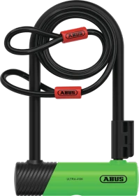 ABUS Ultra Mini 410K/150HB180 + Halter SH + Cobra 10/120 Bügelschloss, Schlüssel
