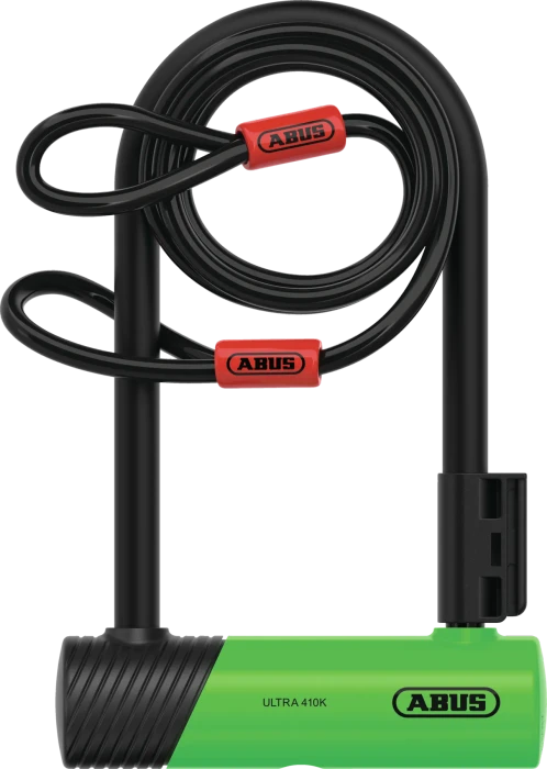 ABUS Ultra Mini 410K/150HB180 + Halter SH + Cobra 10/120 Bügelschloss, Schlüssel