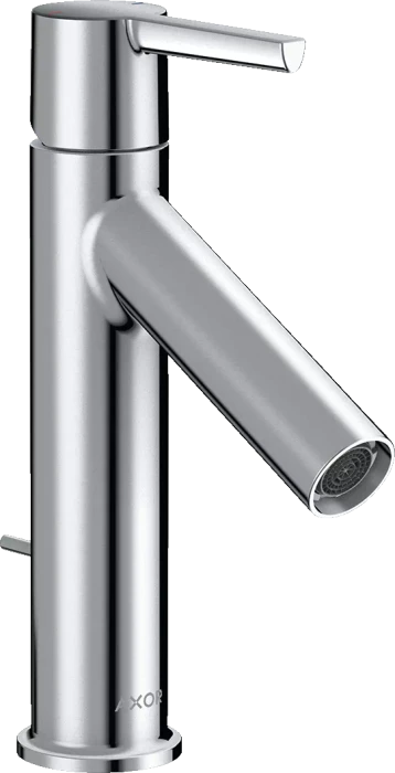 Hansgrohe Axor Starck Einhebel-Waschtischmischer 100 mit Hebelgriff und Zugstangen-Ablaufgarnitur polished chrome