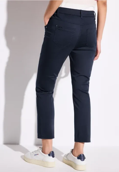 Street One 7/8-Satin Hose deep blue (Damen)
