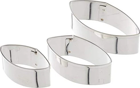 Städter Terrassen-Ausstecher Oval Glatt Set, 3-tlg.