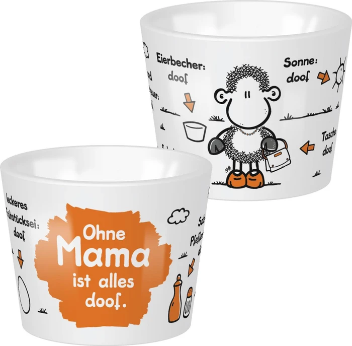Sheepworld Eierbecher Ohne Mama ist alles doof