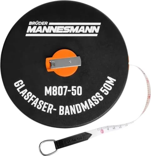 Mannesmann Fiberglas Maßband 50m