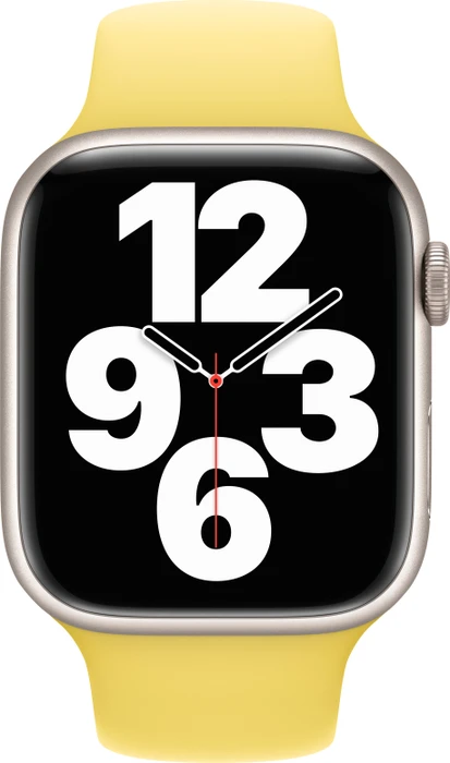 Apple Sportarmband Regular für Apple Watch 45mm zitronenschale