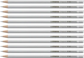 STABILO Original Buntstift silber, 12er-Pack