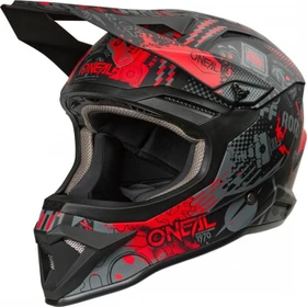 O'Neal 1SRS Vibrant matt schwarz/rot