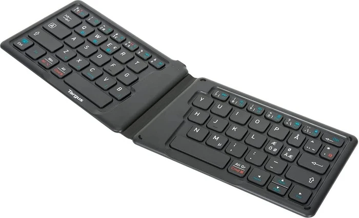 Targus Antimicrobial Folding Ergo Keyboard schwarz, Bluetooth, ND