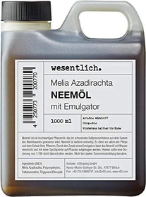 wesentlich Neemöl mit Emulgator Pflanzenstärkung, 1l