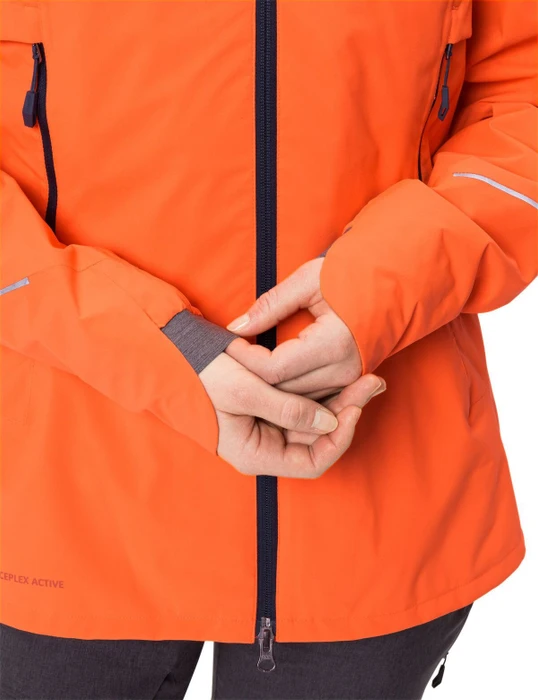 Vaude Yaras 3in1 Fahrradjacke neon orange/blue (Damen)