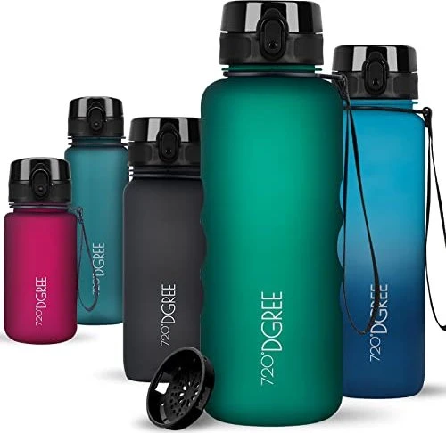 720°DGREE uberBottle softTouch Trinkflasche 1.5l emerald green