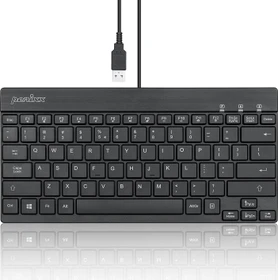 Perixx Periboard-426 Mini, schwarz, USB, US (11667)