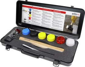 Wiha 832-38 Safety Hammer-Set inkl. Koffer, 9-tlg.