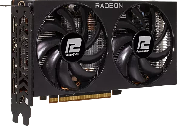 PowerColor Fighter Radeon RX 7600, 8GB GDDR6, HDMI, 3x DP (RX7600 8G-F)