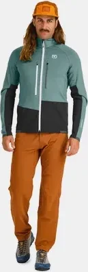 Ortovox Fleece Rib Funktionsjacke arctic grey (Herren)