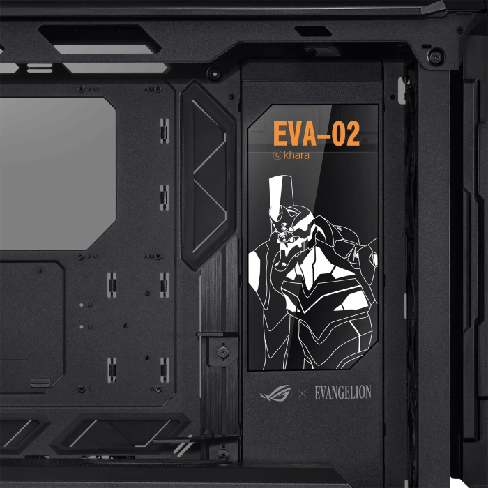 ASUS ROG Hyperion GR701 EVA-02 Edition, Glasfenster