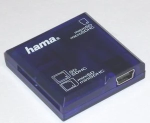 Hama Dual-Slot-Cardreader, USB 2.0 Mini-B [Buchse]