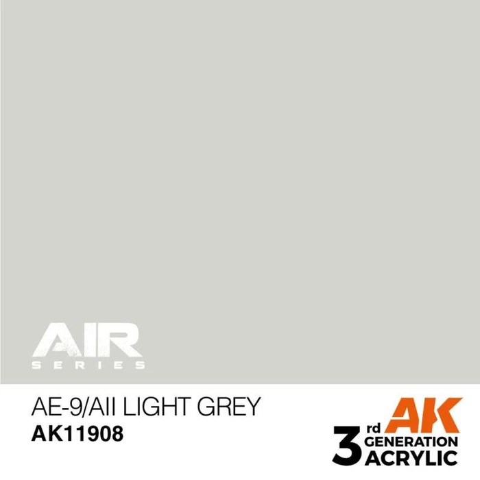 AK-Interactive 3rd Gen Acrylic Colors Air Series ae-9/aii light grey, 17ml